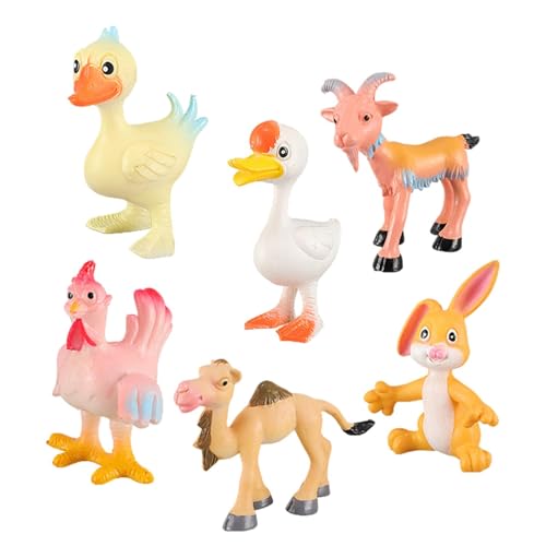 Bauernhof Animals Figuren Spielzeuge, Tier Figurines Set - Realistisches Haustier-Statue-Modell-Set | Pretend Farm Playset, Lernspielzeug für Jungen, Mädchen, Kinder Bauernhof Animals Figuren Spielzeuge, Tier Figurines Set - Realistisches Haustier-Statue-Modell-Set | Pretend Farm Playset, Lernspielzeug für Jungen, Mädchen, Kinder von Ynnhik