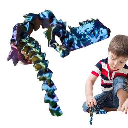 Bedruckte Tiere, Printed Drachen, Niedlich klein gedruckt, Flexible Gelenke Heimtextilien, Schreibtisch Tier künstlichen Kristallfür Wohnzimmer Bedruckte Tiere, Printed Drachen, Niedlich klein gedruckt, Flexible Gelenke Heimtextilien, Schreibtisch Tier künstlichen Kristallfür Wohnzimmer von Ynnhik