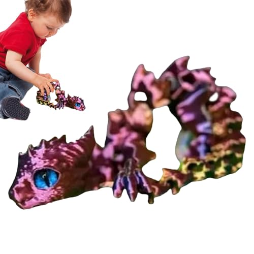 Bedruckter Drachen,Drachenspielzeug,Niedliches kleines gedrucktes Tier Spielzeug | Flexible Gelenke Heimtextilien, Schreibtisch-Tier künstlichen Kristalldrachen für Wohnzimmer Bedruckter Drachen,Drachenspielzeug,Niedliches kleines gedrucktes Tier Spielzeug | Flexible Gelenke Heimtextilien, Schreibtisch-Tier künstlichen Kristalldrachen für Wohnzimmer von Ynnhik