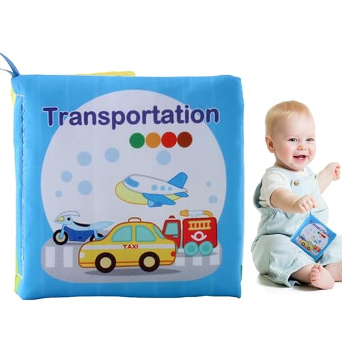 Bücher über Kinderkrankheiten, Badebücher für Kinder,Stoffaktivität Crinkle Book - Reißfestes Stoffbuch mit Kontrast, Stoffaktivität Weiches, bequemes Touch-Gefühl für Kinder Bücher über Kinderkrankheiten, Badebücher für Kinder,Stoffaktivität Crinkle Book - Reißfestes Stoffbuch mit Kontrast, Stoffaktivität Weiches, bequemes Touch-Gefühl für Kinder von Ynnhik