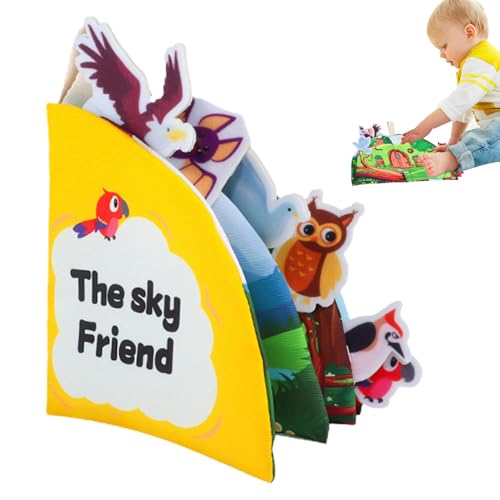Crinkle Bücher, Stoffbücher für Babys | Kleinkind-Stoffbücher | Sicheres Gewebe Babybücher Frühe Bildung Quietschendes Knirschen Tuch Buch für 6-12 Monate Jahre alt Kleinkind Crinkle Bücher, Stoffbücher für Babys | Kleinkind-Stoffbücher | Sicheres Gewebe Babybücher Frühe Bildung Quietschendes Knirschen Tuch Buch für 6-12 Monate Jahre alt Kleinkind von Ynnhik