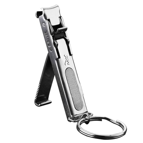 Fingernagel-Clip - Reise-Nagelwerkzeuge für die Maniküre, Nagelknipser mit Nagelfeile, gebogener und abgeschrägter Trimmer Zehennägel, Nagelknipser für natürliche Fingernägel Fingernagel-Clip - Reise-Nagelwerkzeuge für die Maniküre, Nagelknipser mit Nagelfeile, gebogener und abgeschrägter Trimmer Zehennägel, Nagelknipser für natürliche Fingernägel von Ynnhik
