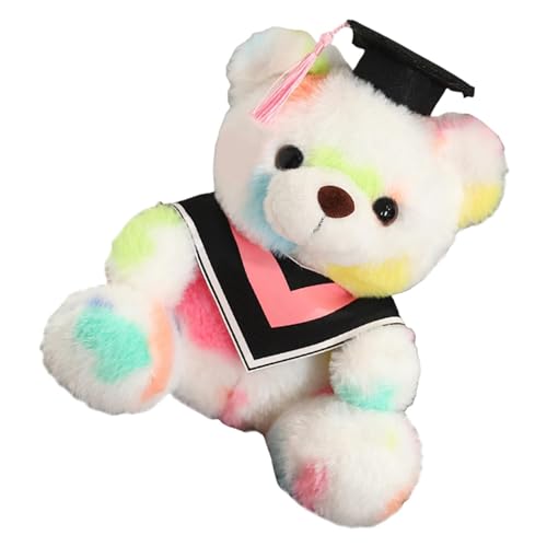 Graduation Plüsch Bär, Graduation Klasse von 2024-9 Zoll Regenbogen Graduate niedlichen Bär Graduate,2024 Prüfung Plüsch Bär mit Kleid Quaste Set für Party-Accessoires, Verwandte Graduation Plüsch Bär, Graduation Klasse von 2024-9 Zoll Regenbogen Graduate niedlichen Bär Graduate,2024 Prüfung Plüsch Bär mit Kleid Quaste Set für Party-Accessoires, Verwandte von Ynnhik