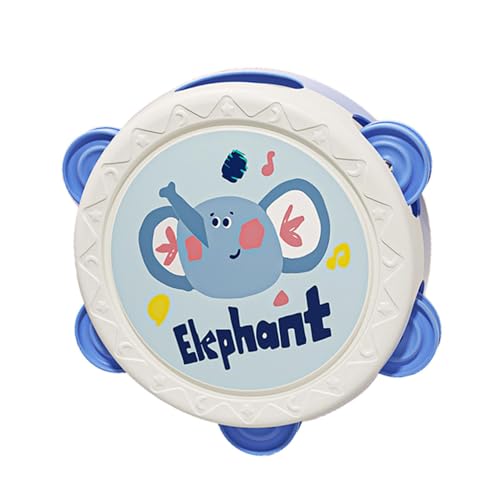 Handheld Tambourine Kinder,Tambourine Drum Glocke - Niedliche Tiermuster Handheld-Tamburin-Trommel | Musikpädagogische Trommel für die Schule, Kirche Handheld Tambourine Kinder,Tambourine Drum Glocke - Niedliche Tiermuster Handheld-Tamburin-Trommel | Musikpädagogische Trommel für die Schule, Kirche von Ynnhik