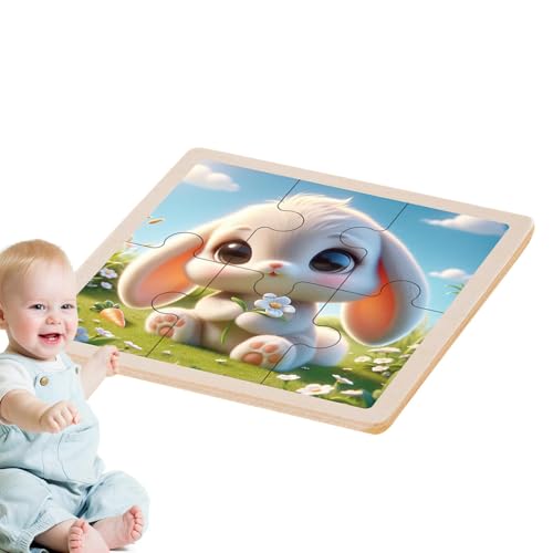 Holz-Puzzle-Tischspiele, Holzpuzzle für Erwachsene | Kaninchen 6-teilige Puzzle-Tischspiele für Kinder - Tierförmige Puzzles für Jungen, Mädchen, Waisenhaus, Auto, Reisen Holz-Puzzle-Tischspiele, Holzpuzzle für Erwachsene | Kaninchen 6-teilige Puzzle-Tischspiele für Kinder - Tierförmige Puzzles für Jungen, Mädchen, Waisenhaus, Auto, Reisen von Ynnhik