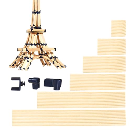 Holzbausteine,Holzspielzeug-Blöcke für Kinder - Holz Stacking Block-Set,Blstärke, pädagogische STEM-Spielzeug für Kinder im Alter von 3-6, Sets für Kunst und Handwerk Holzbausteine,Holzspielzeug-Blöcke für Kinder - Holz Stacking Block-Set,Blstärke, pädagogische STEM-Spielzeug für Kinder im Alter von 3-6, Sets für Kunst und Handwerk von Ynnhik