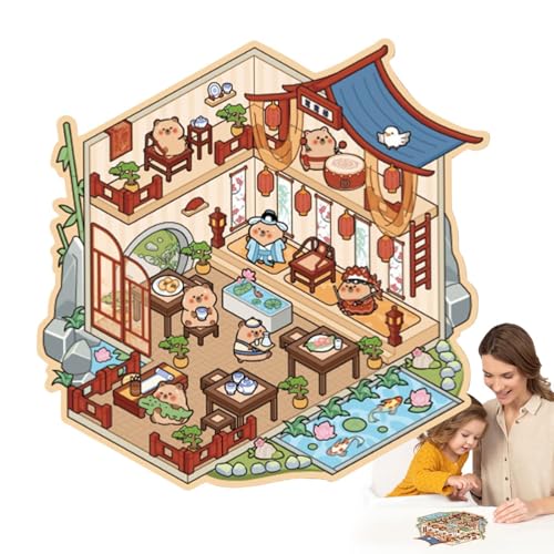 House Aufkleber, Aufkleber Szene | Hausszenen-Miniatur-Aufkleber - Cartoon Aufkleber Szene Machen Sie Ihre eigenen Raumszenen für Kinder, Freunde, Mädchen, Familie House Aufkleber, Aufkleber Szene | Hausszenen-Miniatur-Aufkleber - Cartoon Aufkleber Szene Machen Sie Ihre eigenen Raumszenen für Kinder, Freunde, Mädchen, Familie von Ynnhik