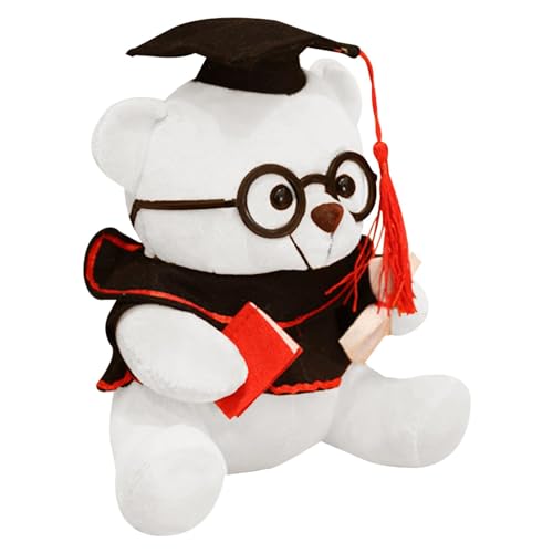 Klasse von 2024 Abschlussbären - Abschlussbär, 7 Teddybär 2024 | Nette Graduate Bär, Teddybären mit Buch und Diplom, Pompons Set von Ynnhik