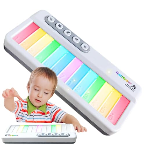 Kleinkind Klavier,Early Learning Klavier - 5-in-1 multifunktional tragbares Klavier,Musikinstrumentenspielzeug mit Lampen, Musikinstrumente für Kinder Kleinkind Klavier,Early Learning Klavier - 5-in-1 multifunktional tragbares Klavier,Musikinstrumentenspielzeug mit Lampen, Musikinstrumente für Kinder von Ynnhik