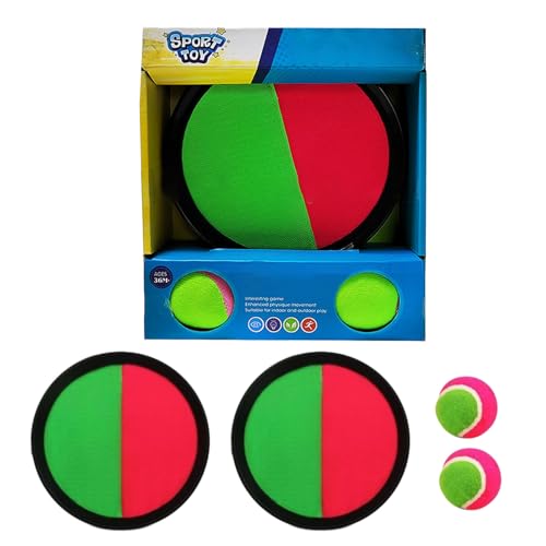 Klettband und Fangkugel Set - Outdoor Paddel Spiel für Kinder, Backyard Rasenspielzeug | Strandspielausrüstung, Hand-Augenkoordinationstrainer, Tragbares Fangball-Set mit Aufbewahrungstasche, Lustige Klettband und Fangkugel Set - Outdoor Paddel Spiel für Kinder, Backyard Rasenspielzeug | Strandspielausrüstung, Hand-Augenkoordinationstrainer, Tragbares Fangball-Set mit Aufbewahrungstasche, Lustige von Ynnhik