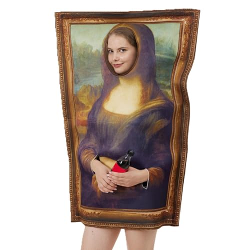 Halloween-Kostüm, lustige Kostüme für Erwachsene - Strauchbekleidung Künstlerskostüm Erwachsene, Cosplay für Männer, tragbare Maler-Kostüm Halloween-Kostüm, lustige Kostüme für Erwachsene - Strauchbekleidung Künstlerskostüm Erwachsene, Cosplay für Männer, tragbare Maler-Kostüm von Ynnhik