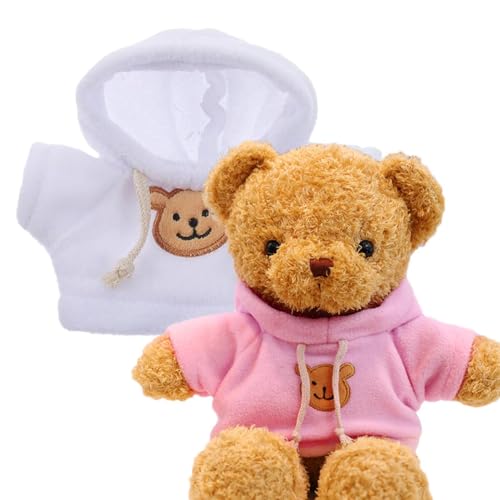 Puppenkleidung Bär Kapuzenpullover, Stofftierkleidung - Gefüllte Plüschtier-Anziehkleidung | 2 x Stofftier-Kleidung mit Kapuzenpullover zur Anregung der Fantasie Puppenkleidung Bär Kapuzenpullover, Stofftierkleidung - Gefüllte Plüschtier-Anziehkleidung | 2 x Stofftier-Kleidung mit Kapuzenpullover zur Anregung der Fantasie von Ynnhik