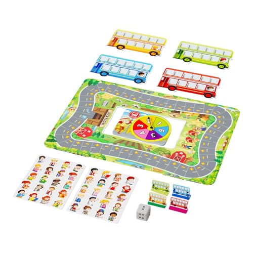 Puzzle-Bushaltestellen-Tischspiel, Eltern-Kind-Mathe-Tischspiele, Pädagogisches Mathematikspielzeug, Eine unterhaltsame Einführung in die Addition und Subtraktion für Mädchen, Kinder und Lehre Puzzle-Bushaltestellen-Tischspiel, Eltern-Kind-Mathe-Tischspiele, Pädagogisches Mathematikspielzeug, Eine unterhaltsame Einführung in die Addition und Subtraktion für Mädchen, Kinder und Lehre von Ynnhik