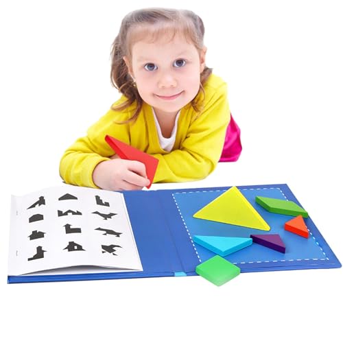 Puzzle für den Reise-Tank | Tangram-Puzzle aus Holz, pädagogisch, Lernspielzeug für Kleinkinder, , Puzzle für den Reise-Tank | Tangram-Puzzle aus Holz, pädagogisch, Lernspielzeug für Kleinkinder, , von Ynnhik