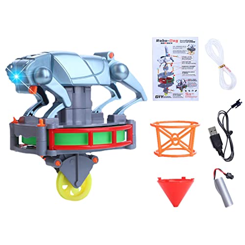 Schubkarre Roboter Hundespielzeug,Single Schubkarre Roboter Hunde,Balance Einrad Tightrope Draht Walking - Elektrisches Schwerkraft Balance Spielzeug, pädagogische Party-Liebling für Halloween und Schubkarre Roboter Hundespielzeug,Single Schubkarre Roboter Hunde,Balance Einrad Tightrope Draht Walking - Elektrisches Schwerkraft Balance Spielzeug, pädagogische Party-Liebling für Halloween und von Ynnhik