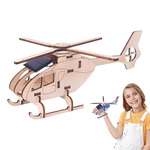 Solar angetriebener Hubschraubermodell, Solar Helicopter Material Kit, Holzpuzzle -Hubschraubermodell, Kreatives Puzzle Set, Bauholz -Set, Bildungsspielzeug für Erwachsene Solar angetriebener Hubschraubermodell, Solar Helicopter Material Kit, Holzpuzzle -Hubschraubermodell, Kreatives Puzzle Set, Bauholz -Set, Bildungsspielzeug für Erwachsene von Ynnhik