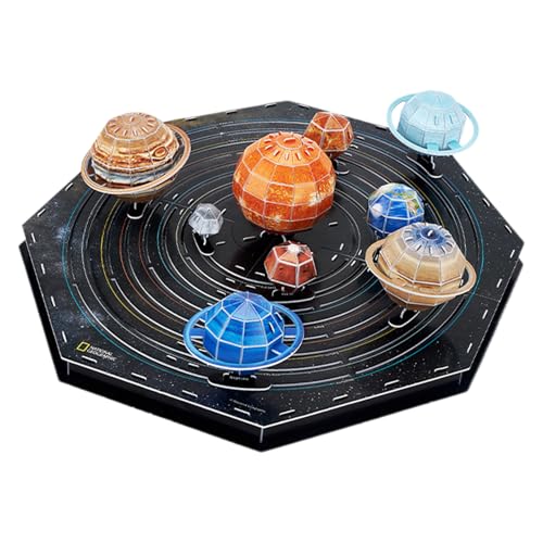 Sonnensystem Puzzles, Lernpuzzle für Kinder - Lustige Solar-System Model Kit Planet Puzzle Spielzeug | Mehrzweck-Solar-System Spielzeug Solar-System Projekt Kit für Kinder Jungen Mädchen von Ynnhik