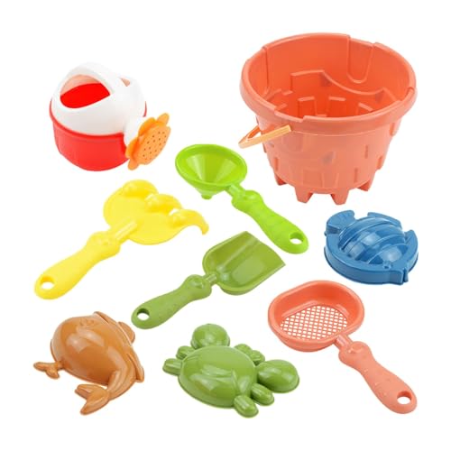 Strandspielzeug für Kinder, Strandsandspielzeug,9x reisefreundliches Strandwerkzeugkit | Lustige Sandbox -Spielsachen mit Eimer und schaufelfreundlichem Design für Park, Garten, Innenräume oder Strandspielzeug für Kinder, Strandsandspielzeug,9x reisefreundliches Strandwerkzeugkit | Lustige Sandbox -Spielsachen mit Eimer und schaufelfreundlichem Design für Park, Garten, Innenräume oder von Ynnhik