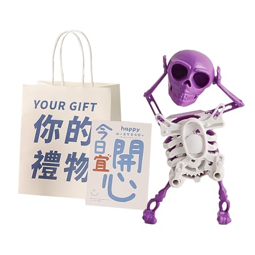 Tanzen Skeleton Spielzeug, Wind-up Tanzen Skeleton | Uhrwerk Tanzendes Skelett Figurspielzeug | Menschliches Skelett Skelett Uhrwerk Spielzeug für Schlafsaal, Arbeitsbereich, Zuhause und Schule Tanzen Skeleton Spielzeug, Wind-up Tanzen Skeleton | Uhrwerk Tanzendes Skelett Figurspielzeug | Menschliches Skelett Skelett Uhrwerk Spielzeug für Schlafsaal, Arbeitsbereich, Zuhause und Schule von Ynnhik