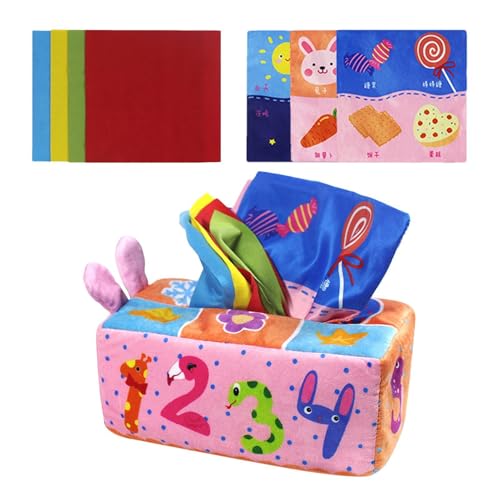 Tissue Spielzeug, Tissue Box Spielzeug, Tissue Box Lernspielzeug, Tissue Box Spielzeug Must Have Soft Crinkle sensorisches Spielzeug für 3-5 Jahre alte Babys Tissue Spielzeug, Tissue Box Spielzeug, Tissue Box Lernspielzeug, Tissue Box Spielzeug Must Have Soft Crinkle sensorisches Spielzeug für 3-5 Jahre alte Babys von Ynnhik