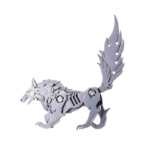 Wolf Modell, Metall Puzzle Modell Siehe - Puzzle mechanische Tiermodell | Realistische Kunst Kunsthandwerk Heimtextilien, lustige interaktive Modellspielzeug für Handwerk, Jugendliche Wolf Modell, Metall Puzzle Modell Siehe - Puzzle mechanische Tiermodell | Realistische Kunst Kunsthandwerk Heimtextilien, lustige interaktive Modellspielzeug für Handwerk, Jugendliche von Ynnhik