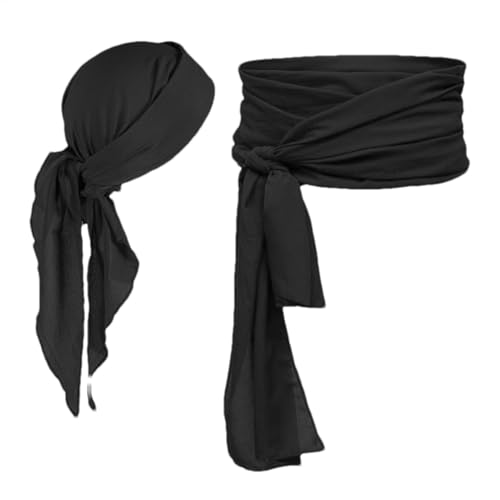 Ynnhik Piratenhut Piratenkopftuch, Piratenkostümzubehör, Komplettes Piraten-Outfit weichem Stirnband, Realistisches und weiches Piraten-Stirnband für Rollenspiele und Bühnenauftritte Ynnhik Piratenhut Piratenkopftuch, Piratenkostümzubehör, Komplettes Piraten-Outfit weichem Stirnband, Realistisches und weiches Piraten-Stirnband für Rollenspiele und Bühnenauftritte von Ynnhik