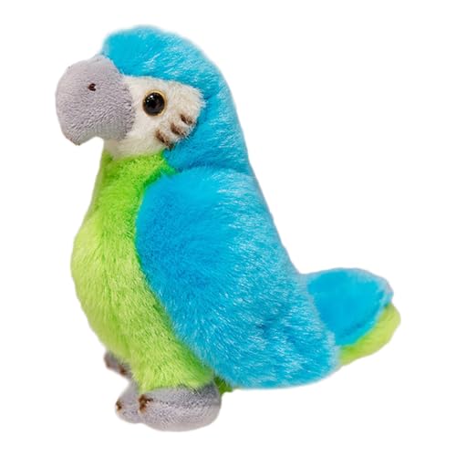 Ynnhik Vogel-Plüsch-Stofftier, Schulterständer-Papageienpuppe - Simulation Vogeldekoration,Kuscheltier-Simulations-Fuzzy-Puppe für Zuhause, Schlafzimmer von Ynnhik
