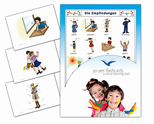 Bildkarten zur Sprachförderung - Grundwortschatz Gefühle, Emotionen und Empfindungen – Für Kinder und Erwachsene in Kita, Kindergarten, Grundschule, Logopädie, Autismus, Demenz und Therapie Bildkarten zur Sprachförderung - Grundwortschatz Gefühle, Emotionen und Empfindungen – Für Kinder und Erwachsene in Kita, Kindergarten, Grundschule, Logopädie, Autismus, Demenz und Therapie von Yo-Yee Flashcards
