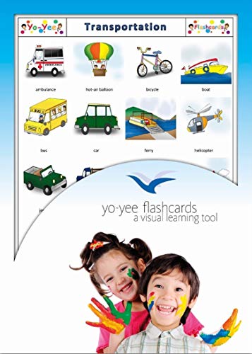 Transportation and Vehicle Flashcards in English - Transportmittel - Bildkarten in Englisch für den Sprachunterricht von Yo-Yee Flashcards