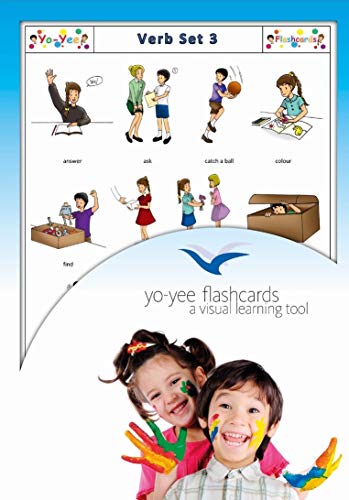 Verbs Flashcards - Set 3 - Verben 3 - Bildkarten in Englisch für den Englischunterricht von Yo-Yee Flashcards