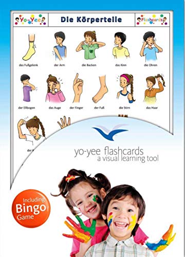 Yo-Yee Flashcards - Bildkarten Körper/Körperteile in DIN A5 mit passendem Bingospiel - Zur Sprachförderung in Kindergarten, Schulen und Logopädie Yo-Yee Flashcards - Bildkarten Körper/Körperteile in DIN A5 mit passendem Bingospiel - Zur Sprachförderung in Kindergarten, Schulen und Logopädie von Yo-Yee Flashcards