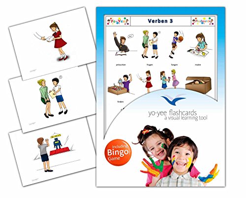 Yo-Yee Flashcards - Bildkarten Verben mit Bingospiel für den Sprachunterricht in Größe DIN A5 - Set 3 - Zur Sprachförderung in Kindergarten, Schulen und Logopädie Yo-Yee Flashcards - Bildkarten Verben mit Bingospiel für den Sprachunterricht in Größe DIN A5 - Set 3 - Zur Sprachförderung in Kindergarten, Schulen und Logopädie von Yo-Yee Flashcards
