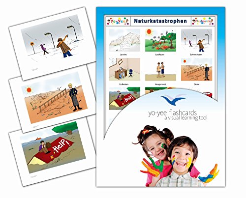 Yo-Yee Flashcards Bildkarten für den Deutschunterricht - Naturkatastrophen - Ideal zur Anregung im Sprachunterricht von Yo-Yee Flashcards