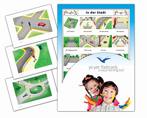 Yo-Yee Flashcards Bildkarten für den Deutschunterricht - Stadt und Verkehr von Yo-Yee Flashcards