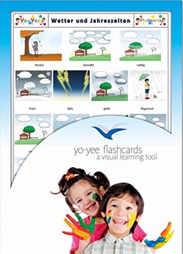 Yo-Yee Flashcards Bildkarten für den Deutschunterricht - Wetter und Jahreszeiten für den Sprachunterricht von Yo-Yee Flashcards