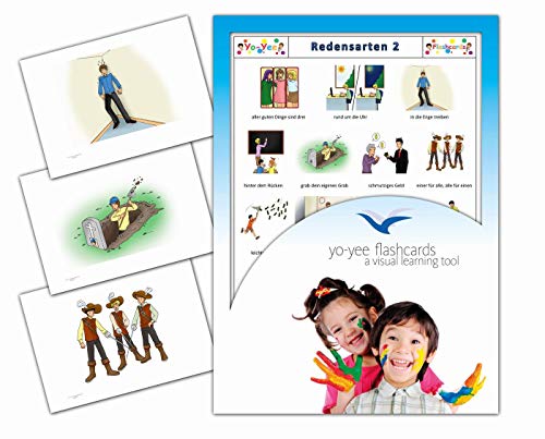 Yo-Yee Flashcards Bildkarten für den Sprachunterricht - Redewendungen für den Sprachunterricht - Set 2 - Inklusive Spielideen und Einsatzmöglichkeiten von Yo-Yee Flashcards