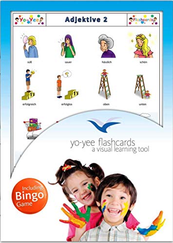 Yo-Yee Flashcards - Bildkarten in Größe DIN A5 mit passendem Bingospiel für den Deutschunterricht - Adjektive und Gegensatzpaare - Set 2 - Zur Sprachförderung in Kindergarten, Schulen und Logopädie Yo-Yee Flashcards - Bildkarten in Größe DIN A5 mit passendem Bingospiel für den Deutschunterricht - Adjektive und Gegensatzpaare - Set 2 - Zur Sprachförderung in Kindergarten, Schulen und Logopädie von Yo-Yee Flashcards
