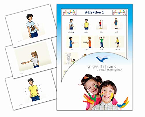 Yo-Yee Flashcards Bildkarten zur Sprachförderung - Adjektive und Gegensatzpaare - Erweitere spielerisch Grundwortschatz, Satzbau und Grammatik - Inklusive Spielideen und Einsatzmöglichkeiten von Yo-Yee Flashcards