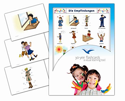 Yo-Yee Flashcards Bildkarten zur Sprachförderung - Gefühle und Empfindungen - Erweitere spielerisch Grundwortschatz, Satzbau und Grammatik - Inklusive Spielideen und Einsatzmöglichkeiten von Yo-Yee Flashcards