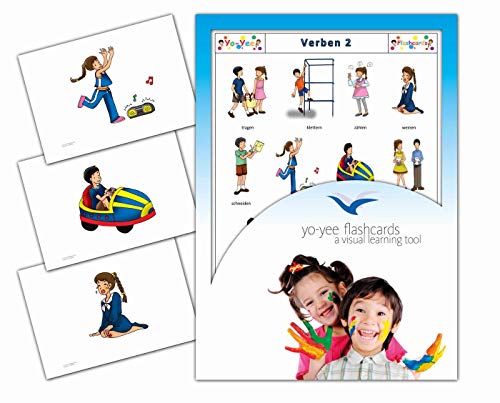 Yo-Yee Flashcards Bildkarten zur Sprachförderung - Verben 2 - Erweitere spielerisch Grundwortschatz, Satzbau und Grammatik - Inklusive Spielideen und Einsatzmöglichkeiten von Yo-Yee Flashcards