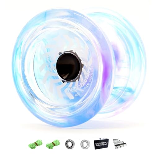 YoYo Factory Arrow JoJo mit 2 Kugellagern – Anfänger & Profi Yoyo – Lernspielzeug für Kinder ab 6 Jahren – JoJo mit Leerlauf – Fidget Toy für Tricks - Galaxy YoYo Factory Arrow JoJo mit 2 Kugellagern – Anfänger & Profi Yoyo – Lernspielzeug für Kinder ab 6 Jahren – JoJo mit Leerlauf – Fidget Toy für Tricks - Galaxy von YoYo Factory