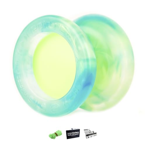 YoYo Factory Replay Pro JoJo – Unresponsive Profi Yoyo mit Leerlauf – Empfohlen von Weltmeister Gentry Stein – Fidget Toy & Spielzeug für Kinder und Erwachsene - Grün von YoYo Factory