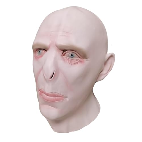 Yodeal Big Boss Voldemort Maske Latex Helm Cosplay Halloween für Erwachsene von Yodeal
