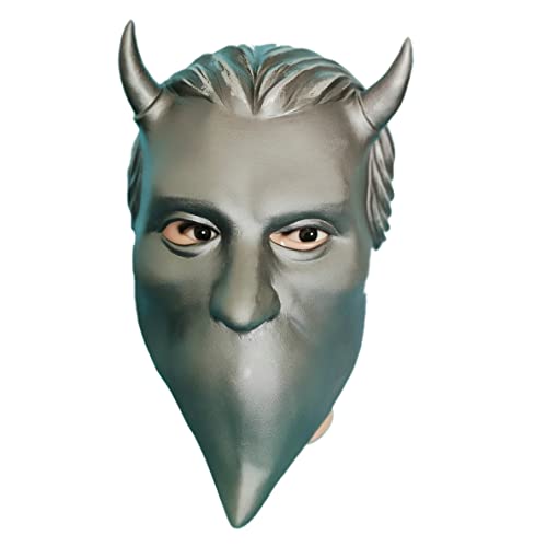 Yodeal Ghost Nameless Ghoul Maske Latex Cosplay Halloween für Erwachsene von Yodeal