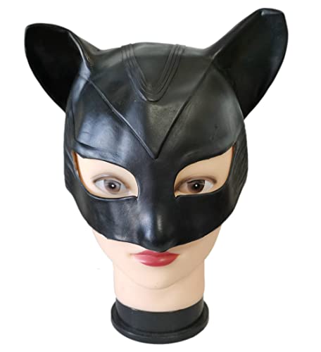 Yodeal Katze-Frau Maske Milchsaft Partei Zaumzeug Cosplay Halloween Schwarz von Yodeal