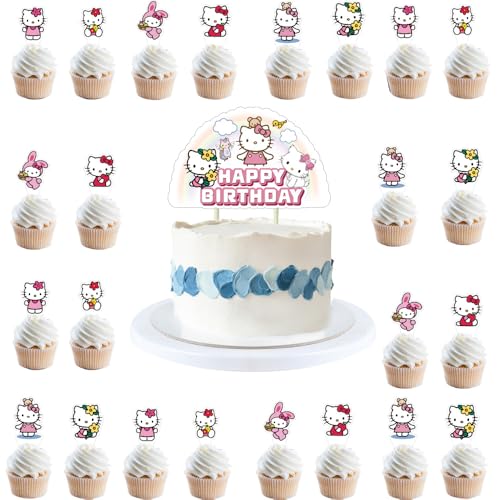 25-teiliges Set niedliche Katzen-Cartoon-Dekoration, Kuchen für Kinder, niedliches Kätzchen, Anime, Cake Topper, Dekoration für Cupcake, Cartoon, Geburtstag, Cake Topper, Waffeln, Desserts, Kawaii 25-teiliges Set niedliche Katzen-Cartoon-Dekoration, Kuchen für Kinder, niedliches Kätzchen, Anime, Cake Topper, Dekoration für Cupcake, Cartoon, Geburtstag, Cake Topper, Waffeln, Desserts, Kawaii von Yoimckay