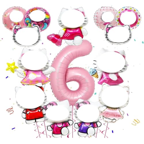Geburtstag Luftballons Mädchen, 14 Stück Luftballon Geburtstag Kit, Geburtstagsdeko Ballon, Kindergeburtstag Party Dekoration, Folienballon für Jungen Mädchen Thema Party Dekoration Geburtstag Luftballons Mädchen, 14 Stück Luftballon Geburtstag Kit, Geburtstagsdeko Ballon, Kindergeburtstag Party Dekoration, Folienballon für Jungen Mädchen Thema Party Dekoration von Yoimckay