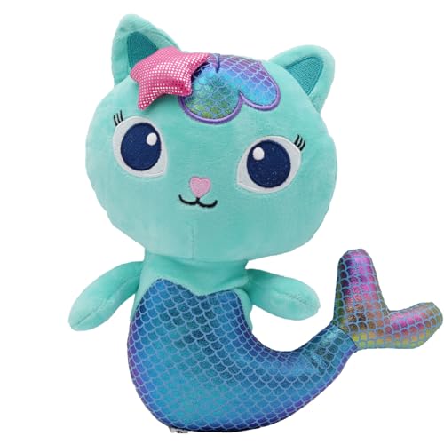 Plüschtier, Katze, Blau, Plüsch, Marine-Funktion, 25 cm, Plüschpuppe, magisches Haus, Cartoon, Spielzeug, Puppenhaus, Geschenk für Kinder, Aldult Fans Plüschtier, Katze, Blau, Plüsch, Marine-Funktion, 25 cm, Plüschpuppe, magisches Haus, Cartoon, Spielzeug, Puppenhaus, Geschenk für Kinder, Aldult Fans von Yoimckay