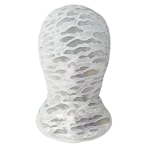 Yoimckay 1 Pieces Zentai Full Face maske Halloween Spandex Hood maskes for Unisex Cosplay, Full Face maske Cosplay Masquerade Party Stretchy Hood with Punk Style von Yoimckay