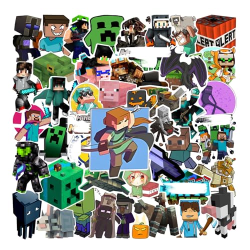 100pcs Funny Pixelspiel Aufklebers, Anime Game Aufkleber,Cooles Wasserdichtes Vinyl-Aufkleber-Set für Laptop Skateboard Gitarre Gepäck Wasserflasche Telefon, Karikatur Mosaik Game Stickers 100pcs Funny Pixelspiel Aufklebers, Anime Game Aufkleber,Cooles Wasserdichtes Vinyl-Aufkleber-Set für Laptop Skateboard Gitarre Gepäck Wasserflasche Telefon, Karikatur Mosaik Game Stickers von Yoimckay